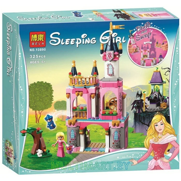 Конструктор Bela Sleeping Girl 10890 Сказочный замок Спящей Красавицы